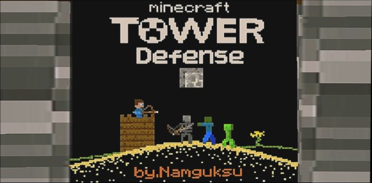 마인크래프트 TOWER DEFENSE!! [1인][미니게임]